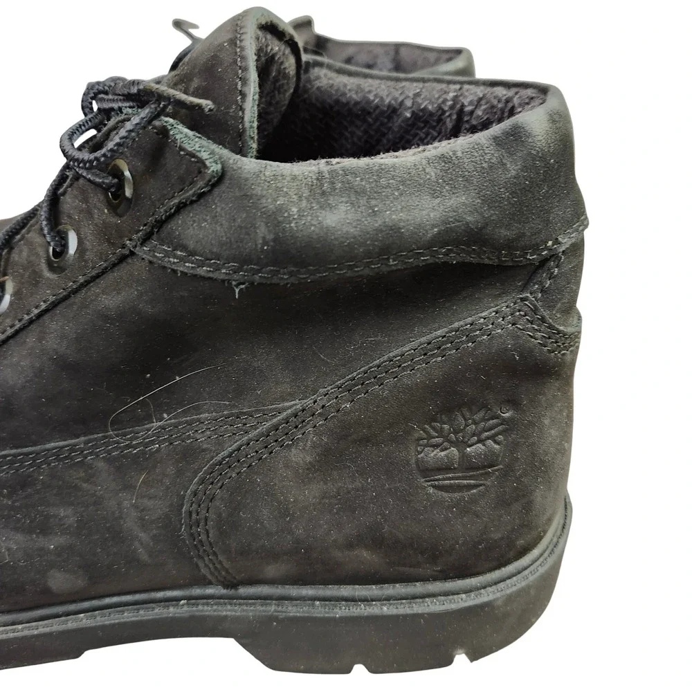 Timberland Waterproof Black Suede Lace Up Chukka‎ Boots Mens Size 12 A17C9